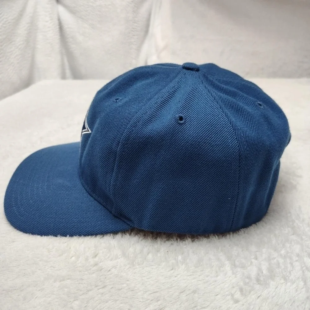 Vintage Dallas Cowboys Twins Enterprise Hat Cap Snap Back Mens Blue Acrylic Wool - Picture 3 of 9